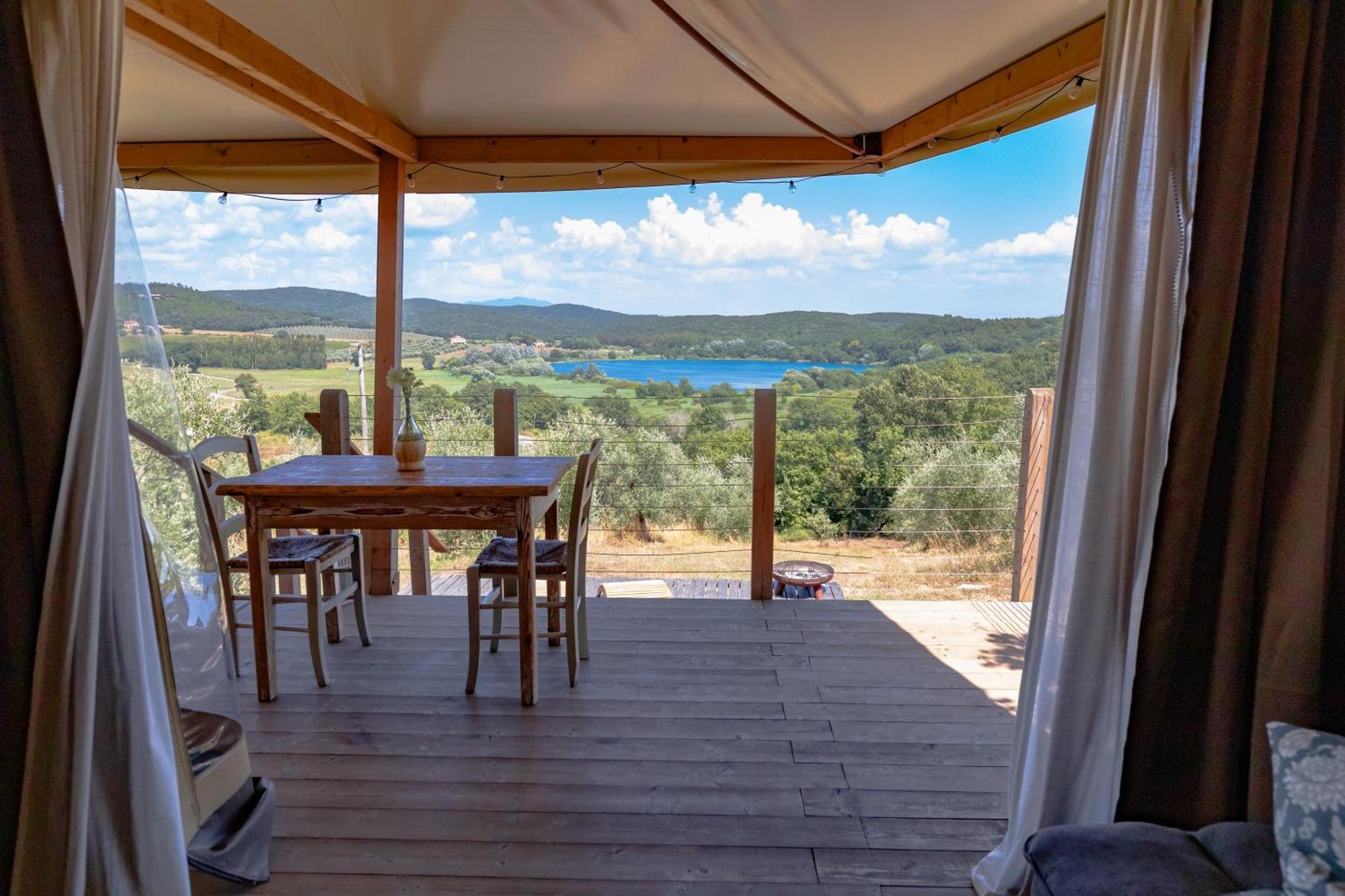 Glamping Stregaia Luxury tent Massa Marittima